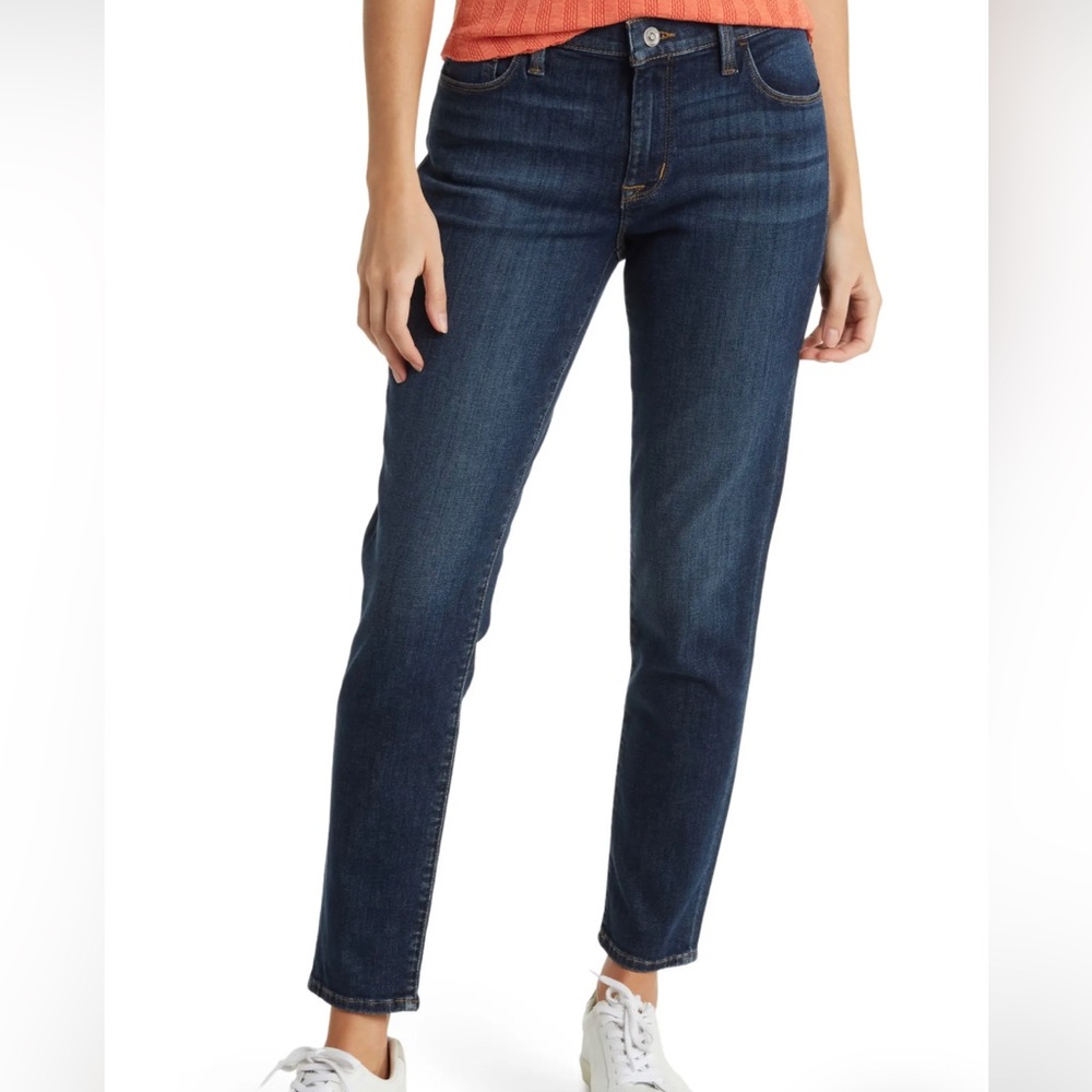 HUDSON Natalie Mid Rise Super Skinny Ankle Jeans
